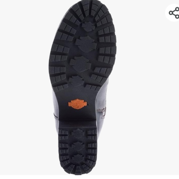 Leather Women’s Sz7/7.5 Harley Davidson Marinda Motorcycle Riding Boots Brown - Picture 8 of 15